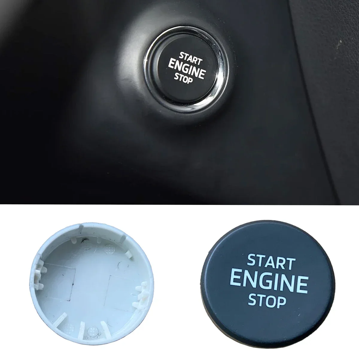 Engine Switch Start Stop Push Button Cover Panel for Skoda Octavia 3 A7 Superb 3V Kodiaq Koarq Yeti Rapid Fabia MK3 3V0905217A