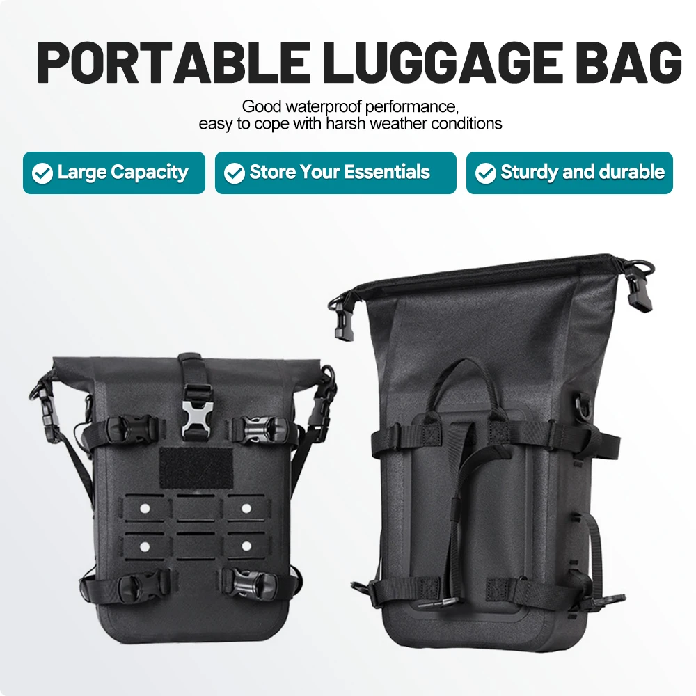 Motorcycle Aluminum Alloy Pattern Box Universal Type 4.5L8L Waterproof Shockproof Embossed Motorcycle Bike Motorcycle Travel Bag