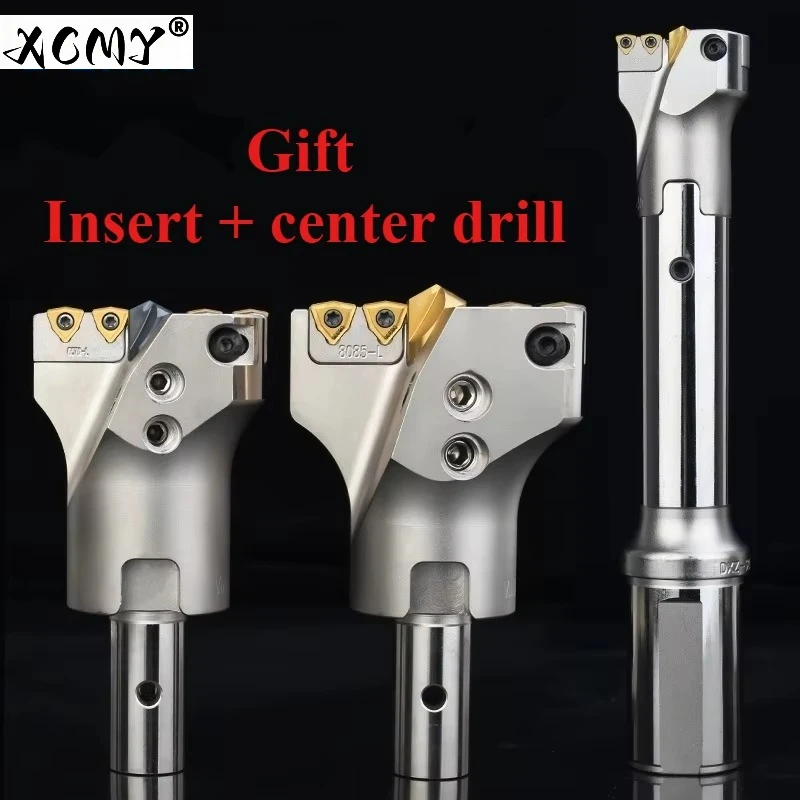 VMD Adjustable Large-Diameter Deep Hole Indexable Drill Bit 45-160mm U-Drill Drilling Tool for WCMX WCMT Insertion