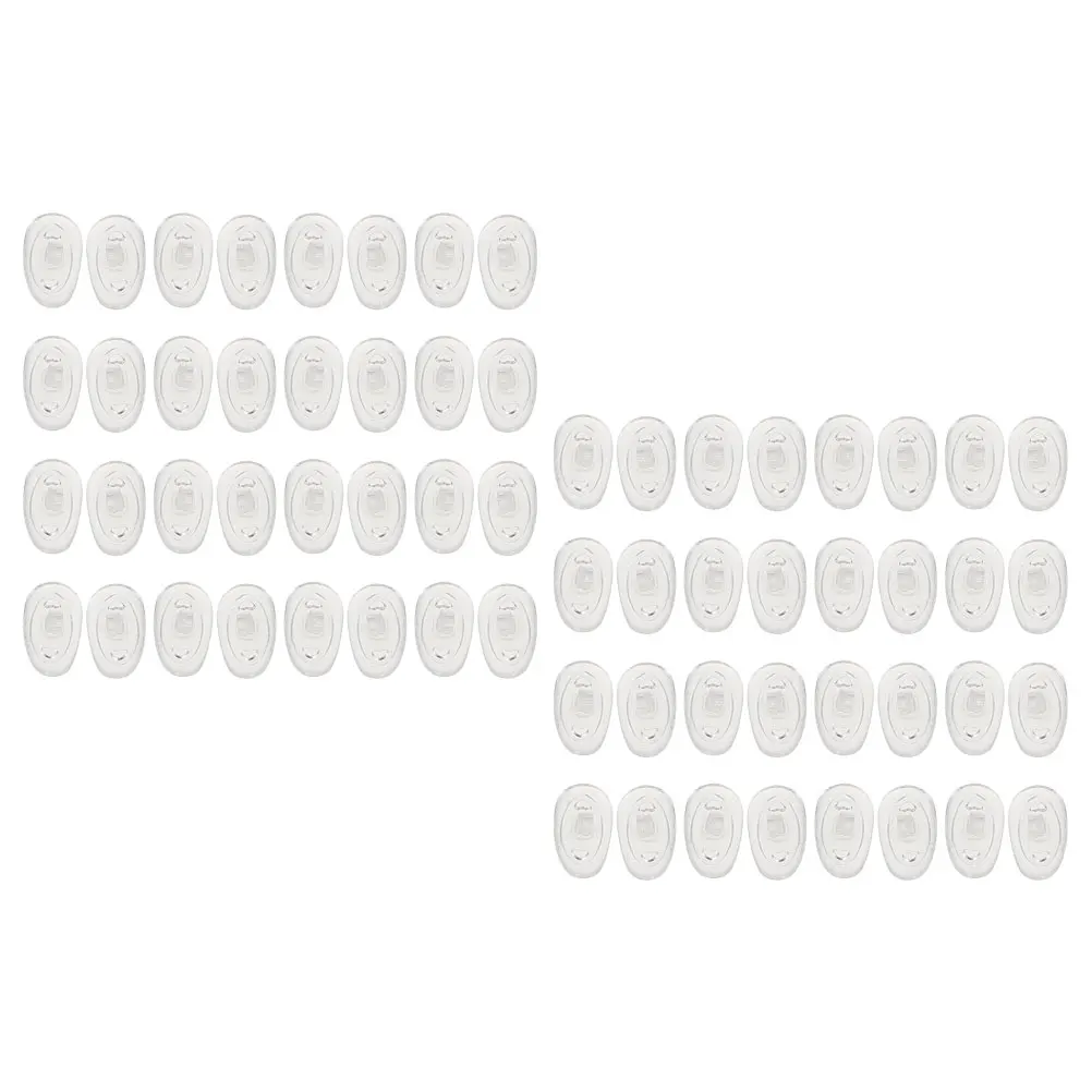 

40 Pairs Eyeglasses Silicone Nose Pads Grips for Comfort Sunglasses Replacement