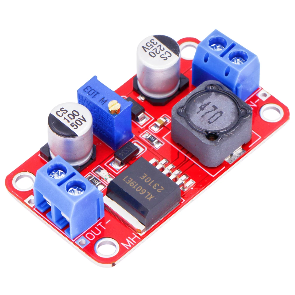 XL6019 5A DC-DC Step Up Power Supply Module Boost Volt Converter Voltage Regulator 3.3-35V To 5V 6V 9V 12V 24V Adjustable Output