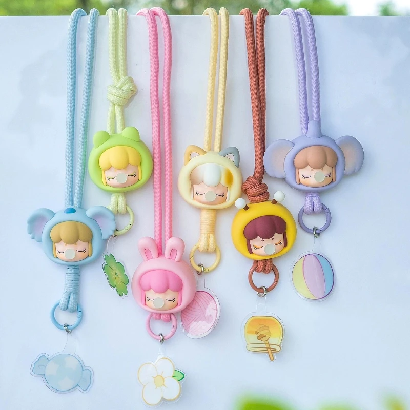 Genuine BabyNanci Fluffy Party Bag Pendant Bracelet Blind Box Mobile Phone Pendant Doll Toys Surprise Box Anime Peripherals