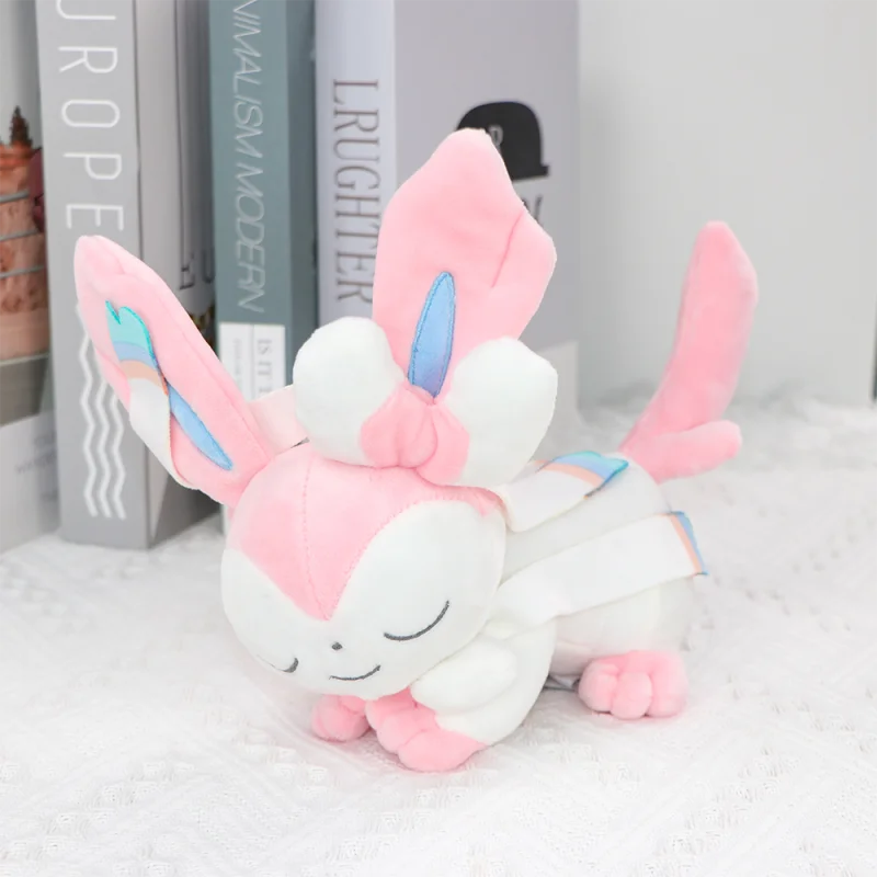 

Pokemon Sylveon Fuecoco плюшевая игрушка милый спящий Чаризард Памо мягкая аниме Peluche обнимающая подушка кукла Рождественский подарок для детей