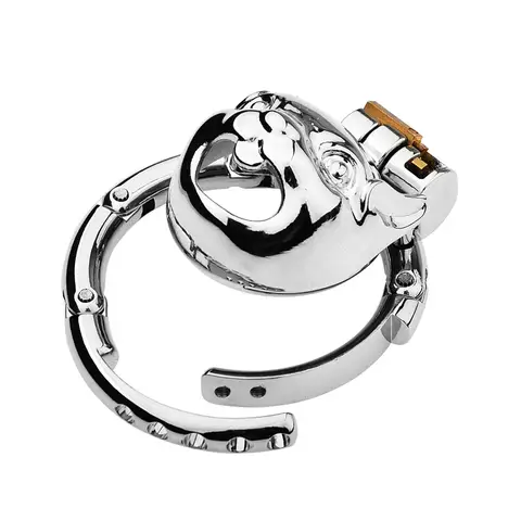Cock Cage Urethral Lock Adjustable Chastity Device for Men 5 Size Penis Ring Chastity Lock Sex Slave BDSM Mini Sex Toys