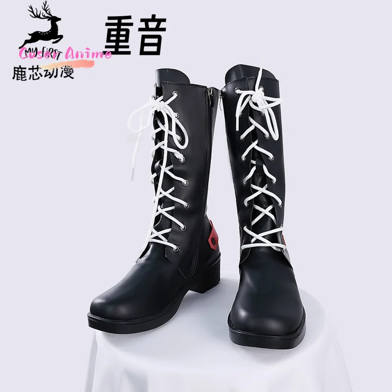 Game Kasane Teto Cosplay Kostuum Schoenen Anime Karakter Halloween Carnaval Party Prop