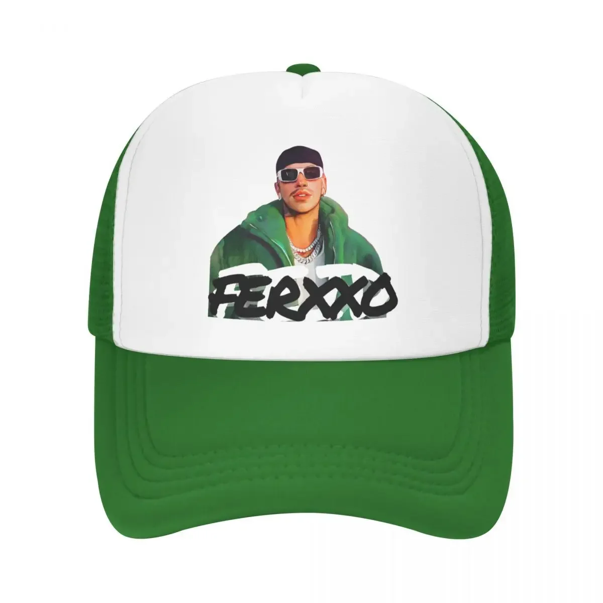 Feid Ferxxo Art Mesh Baseball Caps Adult Sport Trucker Hat Reggaeton Singer Dad Hat Adjustable Snapback Caps Golf Hats Summer