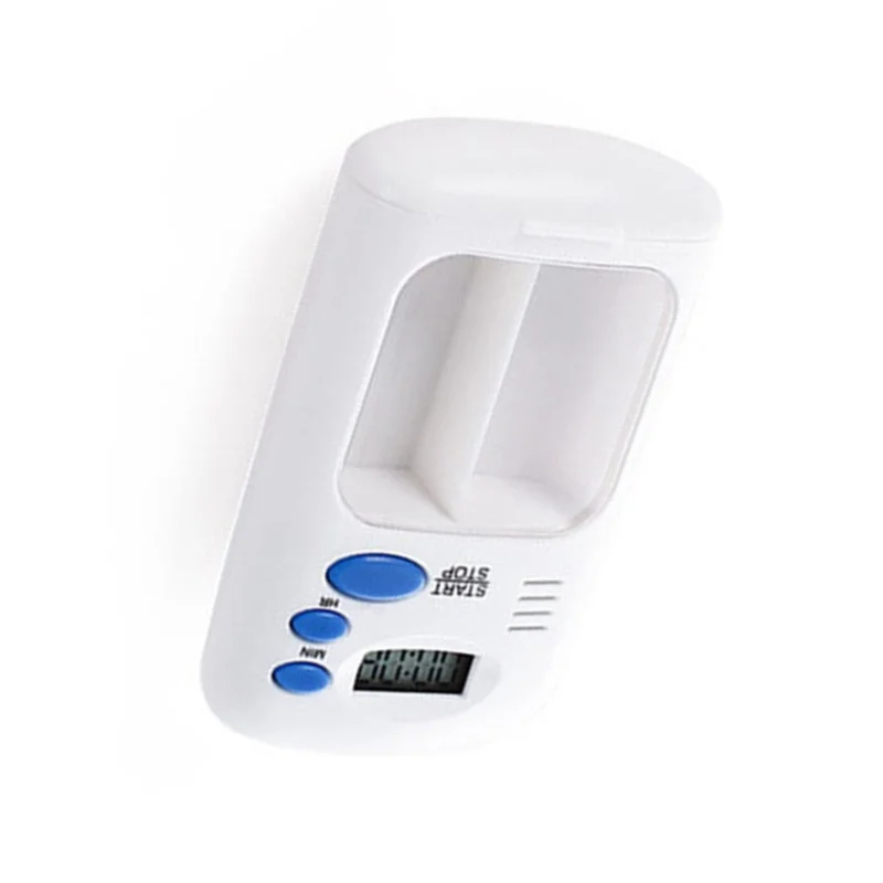 Medicine Box With Timer Double Clear Compartments Medicine Reminder Alarm For Elderly Busy People