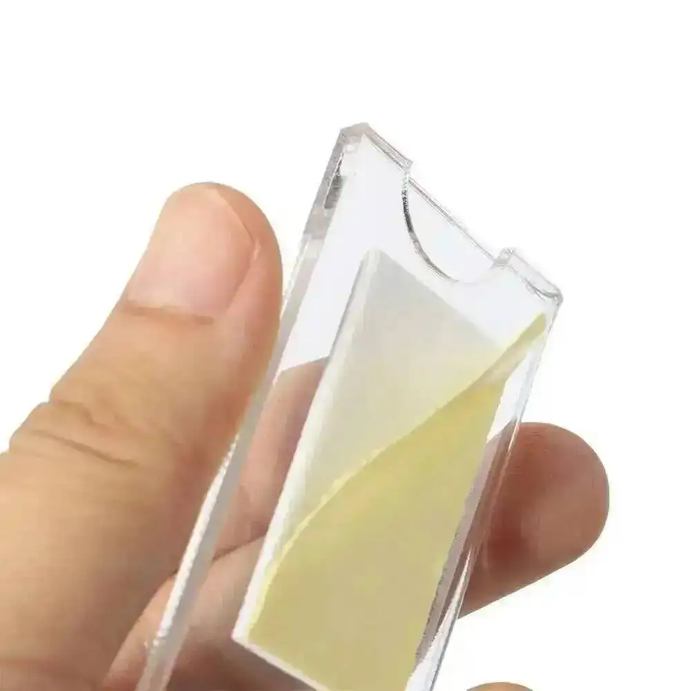 20 Stück U-förmige, flache Acryl-Preisschildschutzhüllen, Fotoeinsatzkarten, Umschläge – Detail 4