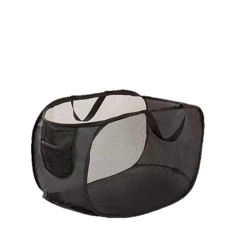 

Household foldable dirty clothes basket breathable storage frame horizontal five colors optional