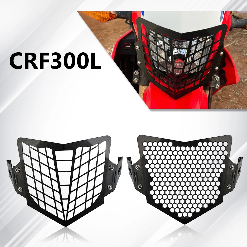 

For Honda CRF250L CRF250M CRF300L CRF 250 L M CRF 300 L 2013-2025 Motorcycle Accessories Headlight Guard Grill Protector Cover