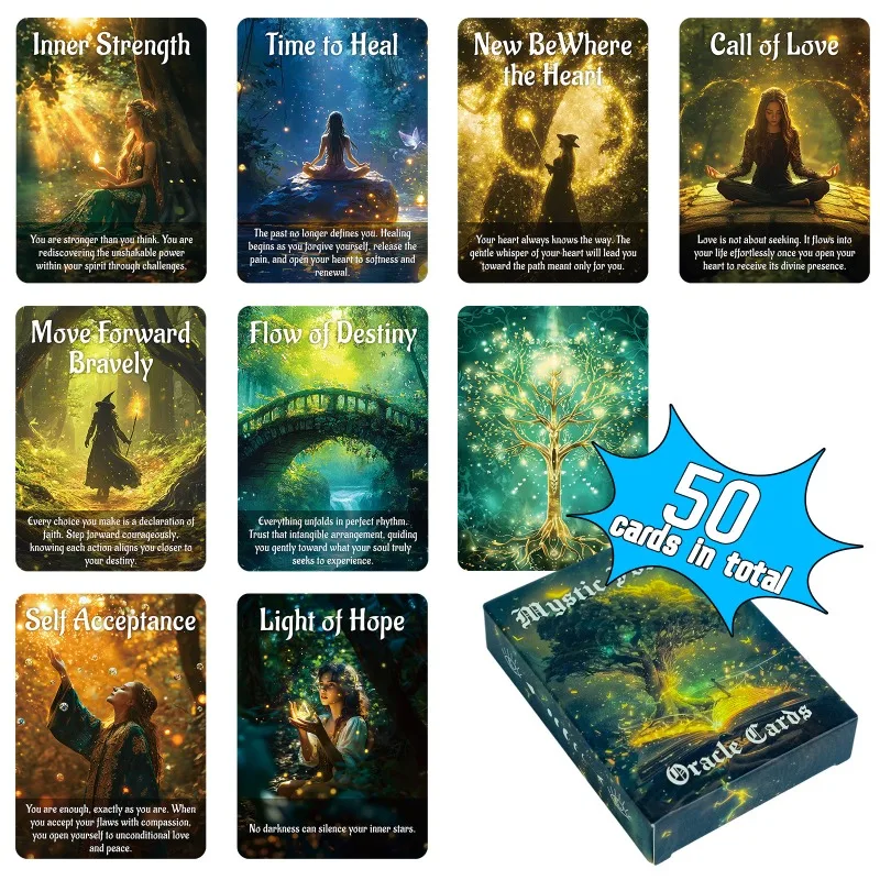 Forest God Mark Tarot Cards Party Interactive Board Game Deck Perfect For Group Fortune-telling & Lively Gathering Entertainment