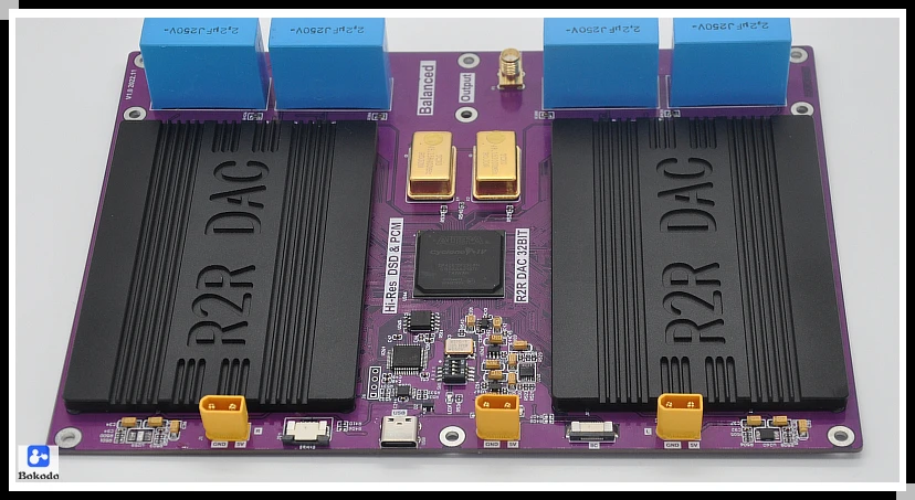 True Balanced R2R DSD PCM DAC Fully Discrete 32bit Decoding Double Solution TCXO Clock