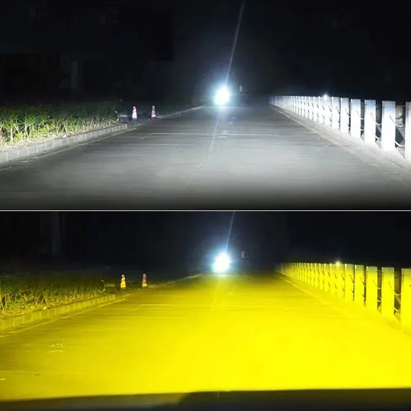 H4 Car headlight 3000k H4 Led Bulb Car/motorcycle 6000K Headlight High beam Low beam lights Fighter Foco 72W 12V 24V 6000K Led