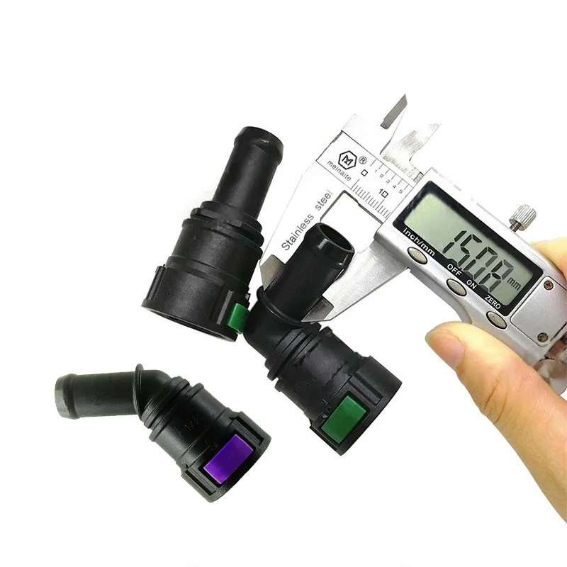 15.82 female connector Fuel pipe joint auto Fuel line quick connector connect pipe with 15mm inner diameter 1pc