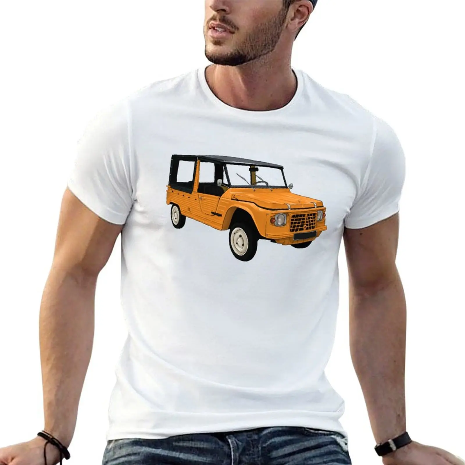 orange mehari 74 T-Shirt summer top luxury t-shirt oversized t shirts for men