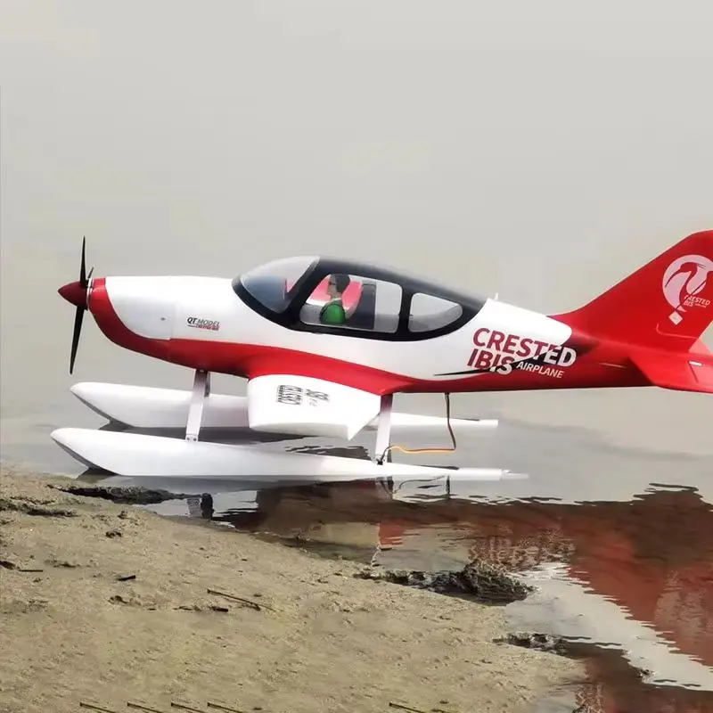 Crested Ibis 6-Channel Large Amphibious KIT/PNP Electric Shock-Absorbing Landing Gear Remote Control Aircraft Model Aircraft EPO