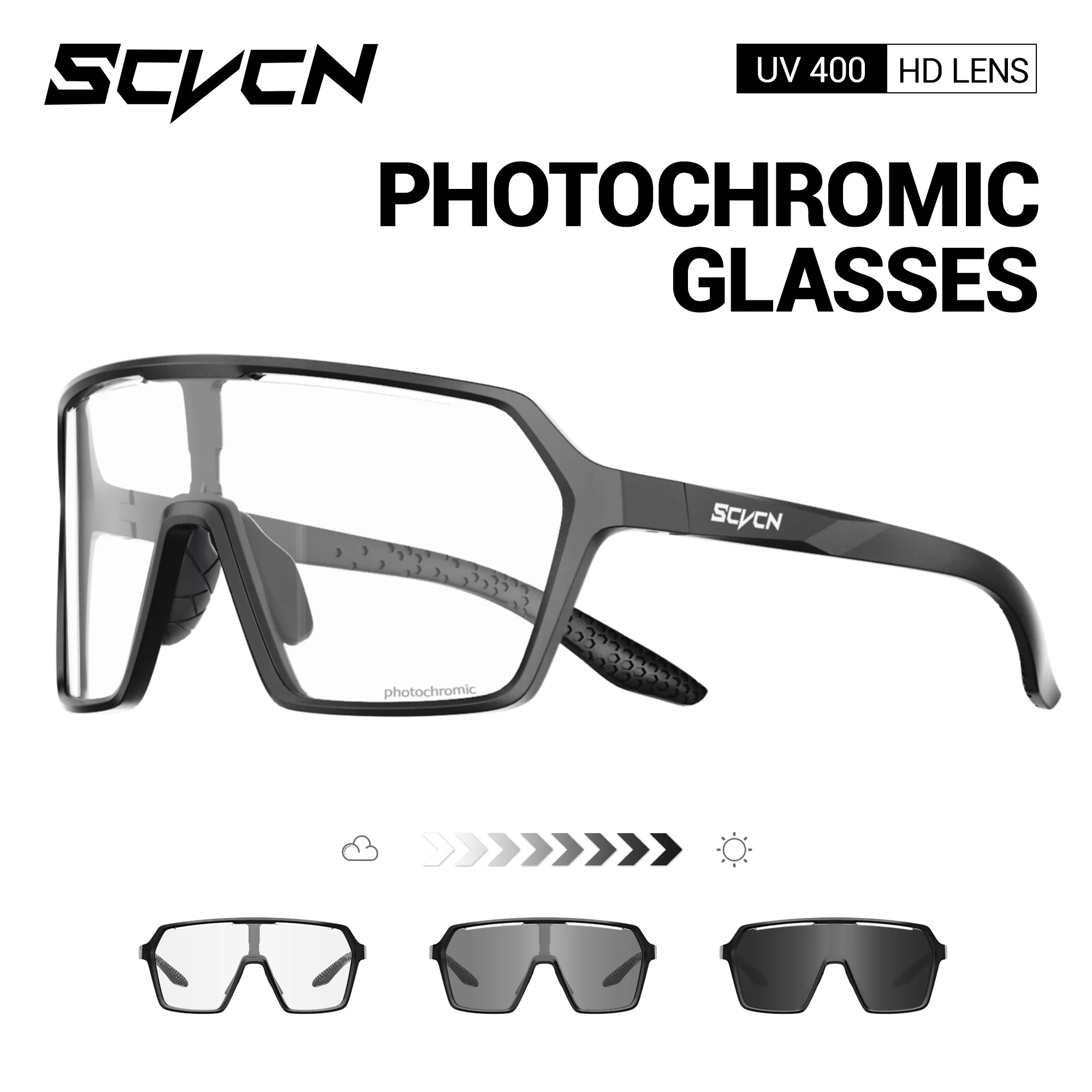 SCVCN โฟโตโครมิกแว่นตาสำหรับเด - Mountain Biking Sunglasses บทวิจารณ์และราคา