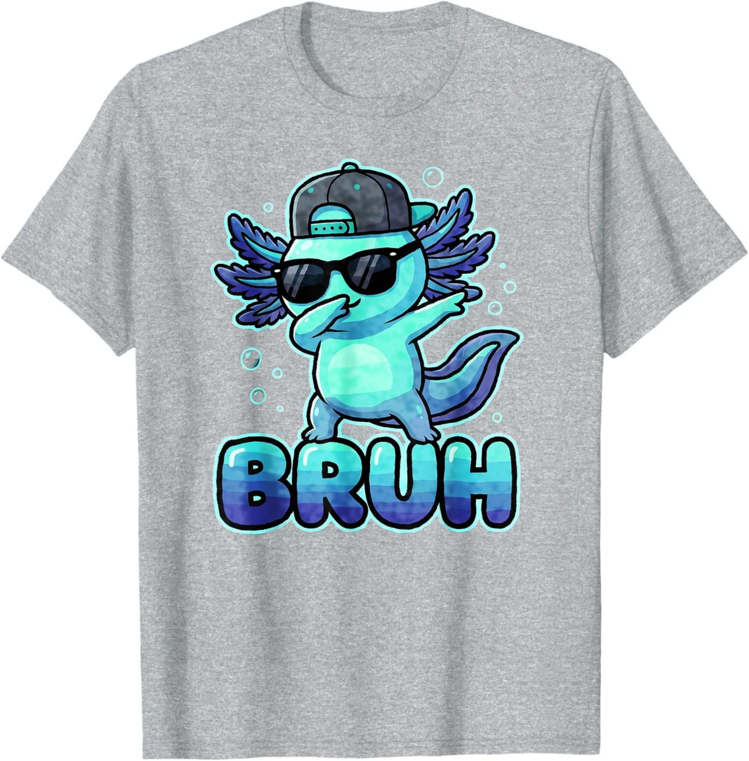 Funny Axolotl Design for Boys Kids Men Axolotl Lovers T-Shirt Women Men Cotton T-shirt Graphic T Shirts Camiseta Streetwear