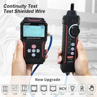 English VersionNetwork Cable Tracker ZHOUCE NF-8209S Lan Measure Tester Network Tools LCD Display Measure Length Wiremap Tester