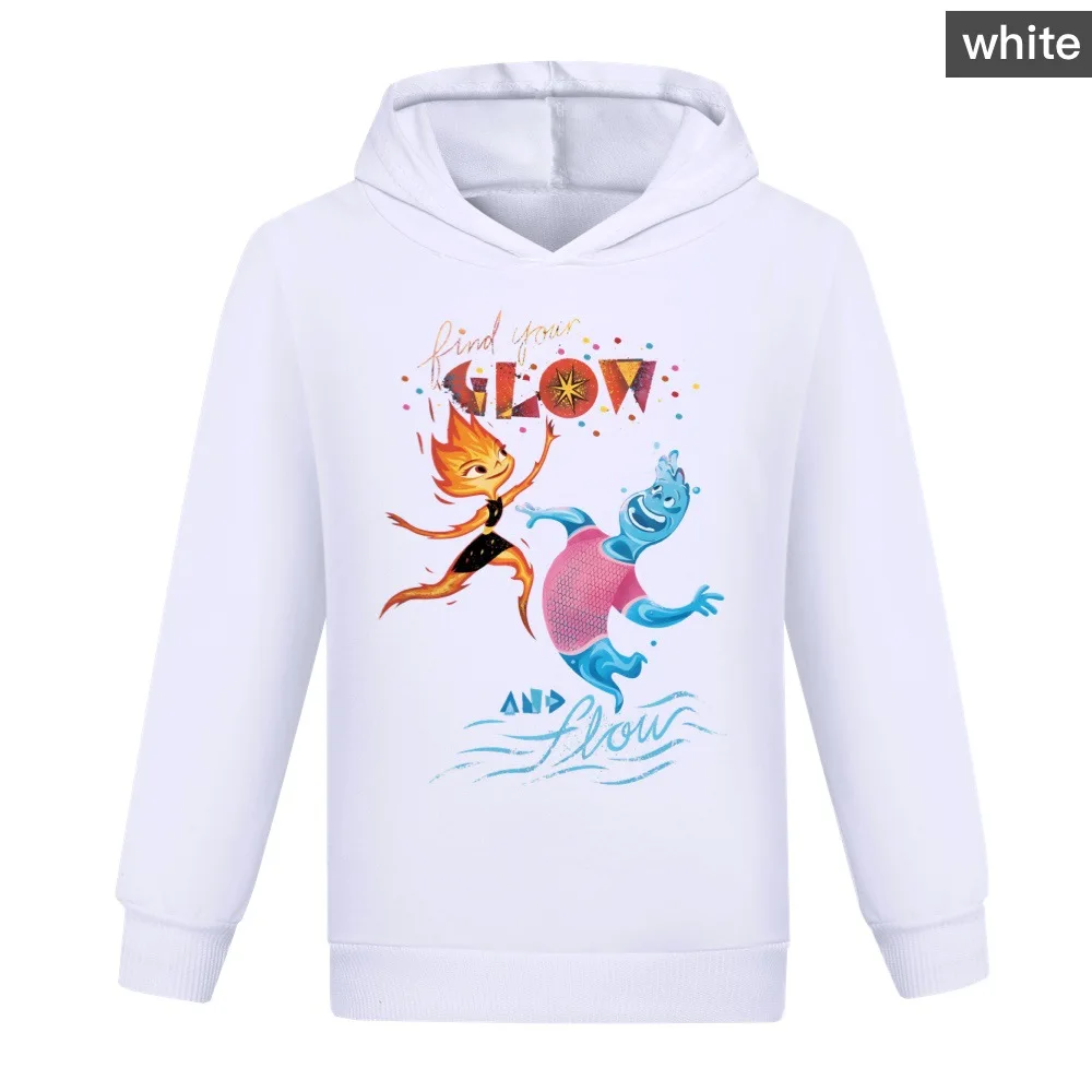 

Elemental Kids Clothes Cotton Hooded Sweater Sweatshirt Cartoon Gabby Cats Pullover Hip Hop Teenager Boys Girls Clothing2506