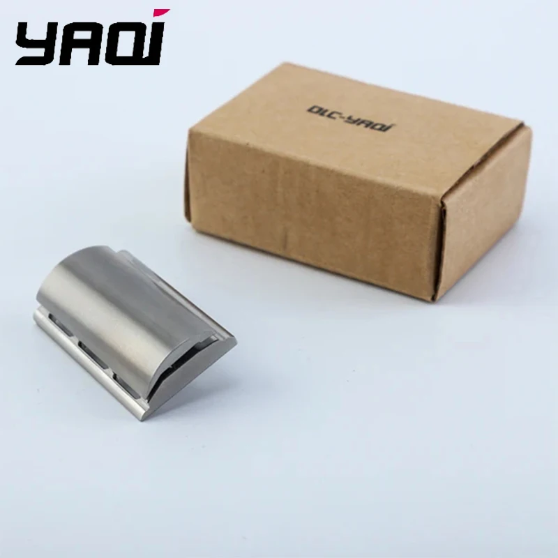 2026 Smooth Shaving Yaqi SLOPE Slant Safety Razor Head 316 Stainless Steel 0.90mm Blade Gap 43mm Length 24.6mm Width