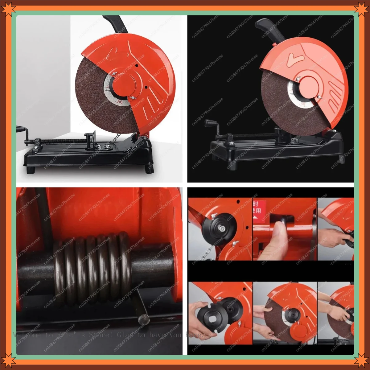 Industrial Heavy-Duty Electric Cutting Machine, High Power Multi-Function Steel Profile Cutter for Metal Fabrication