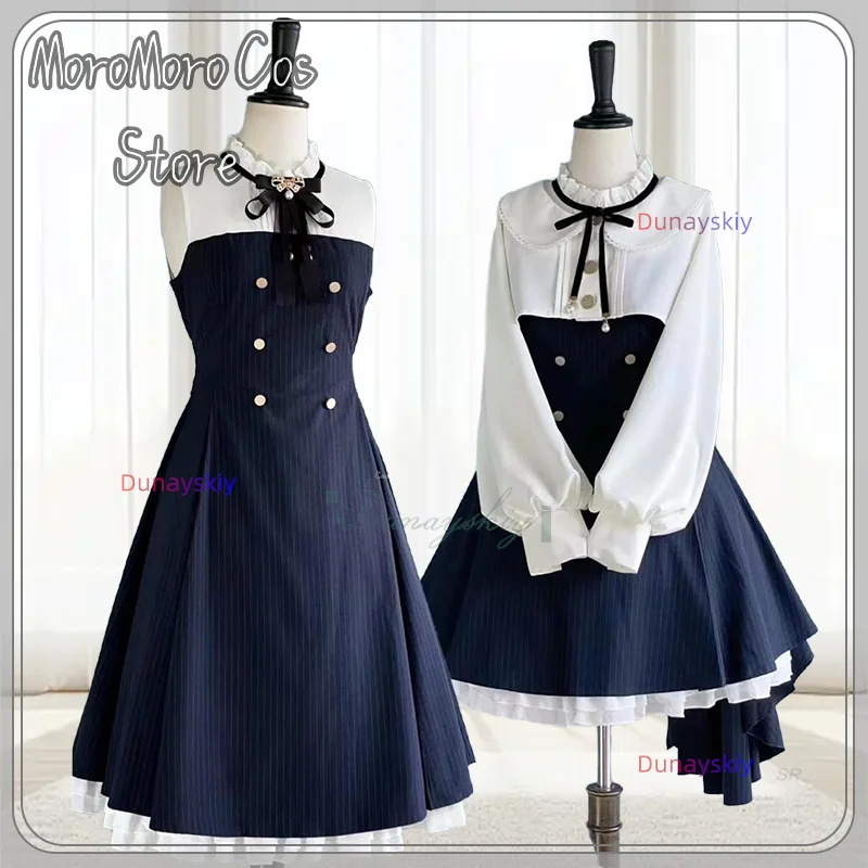 

Японское платье Лолиты, шаль, элегантное платье, женское лоскутное платье с морщинистыми краями, платья трапециевидной формы, женская весенне-летняя одежда