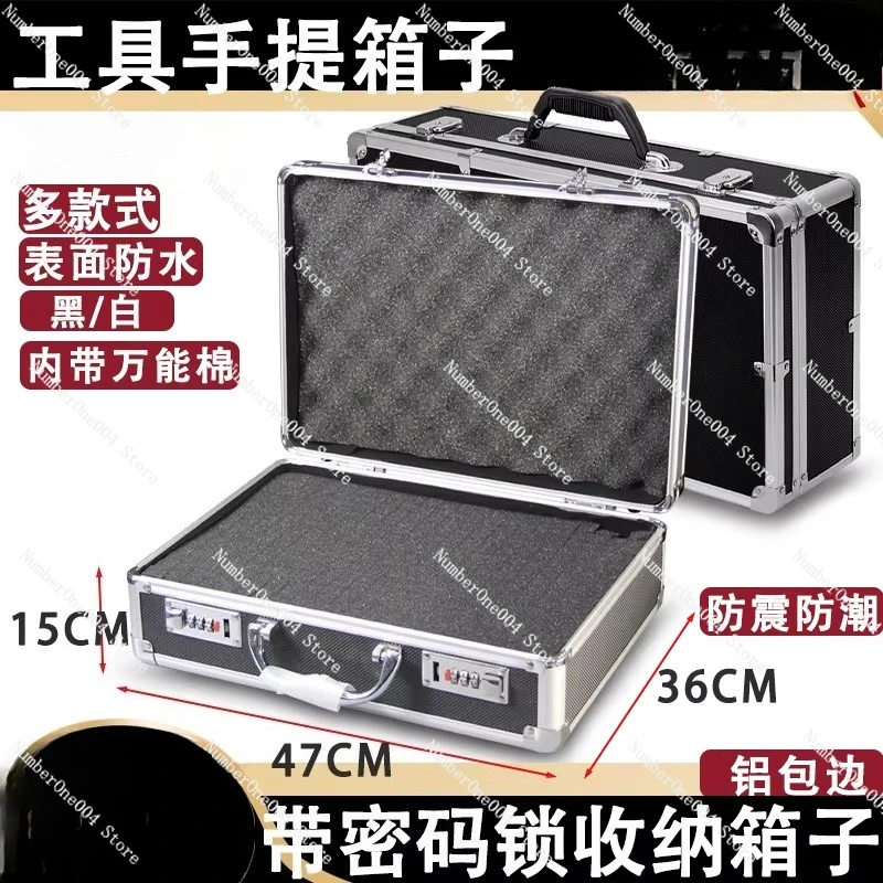 Portable Aluminum Alloy Tool Box, Instrument Equipment Safety Box, Model Tool Box, Fishing Gear Multi-functional Storage Box