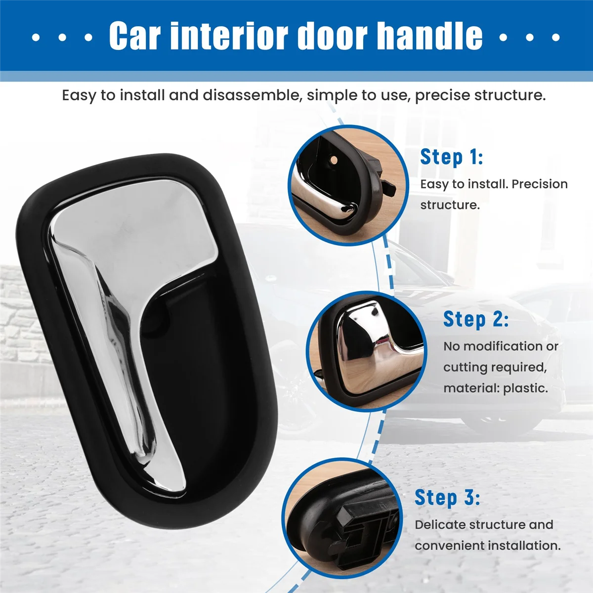 Pegangan pintu Interior depan belakang mobil, untuk 323 1995 1996 1997 1998 1999 2000 2001 2002 kiri