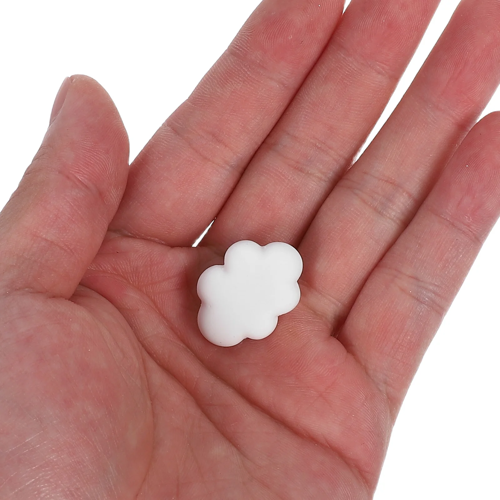 10 szt. ozdobnych pinezek, urocze pinezki w kształcie chmurki z żywicy, białe metalowe do tablic ogłoszeń, domu, biura, szkoły, akcesoria do projektów DIY