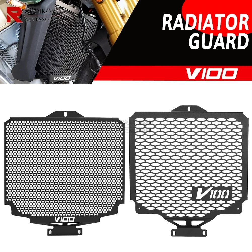 

V100 Motorcycle Accessories Radiator Grille Guard Cover Protector For Moto Guzzi V100 Stelvio V 100 Stelvio 1000 2024 2025 2026