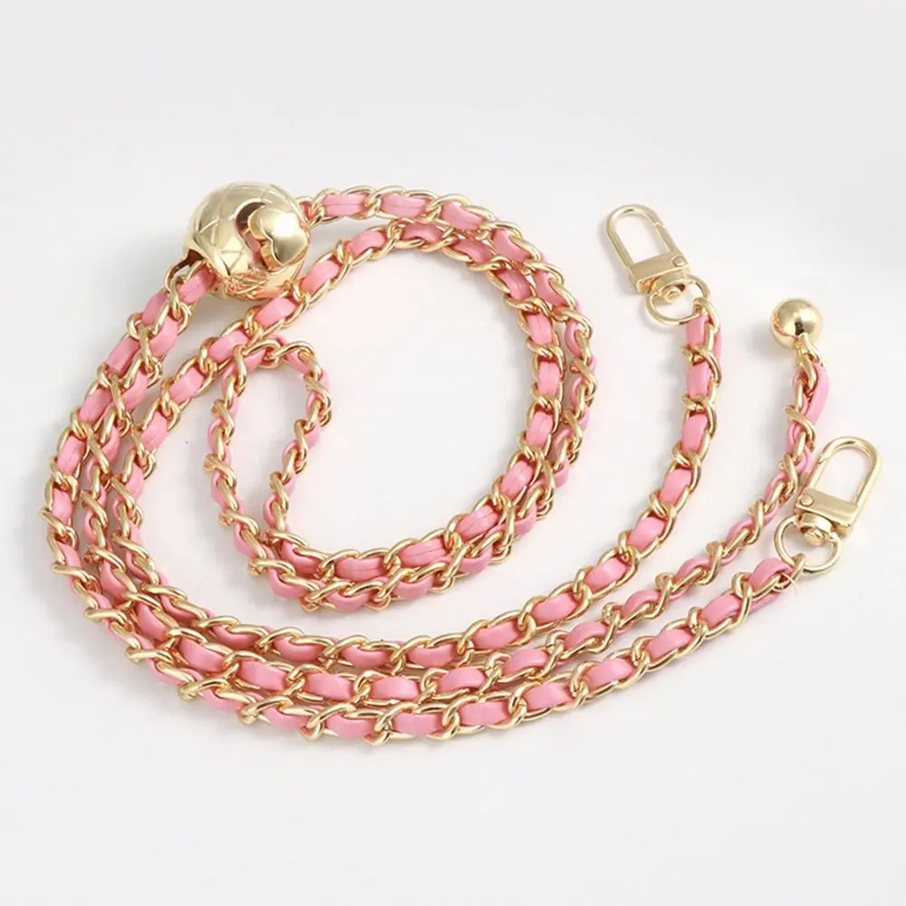 Small Metal High-end Shoulder Strap Non-fading Chain Golden Balls Chain Adjustable Length Strap Replacement Shoulder Strap
