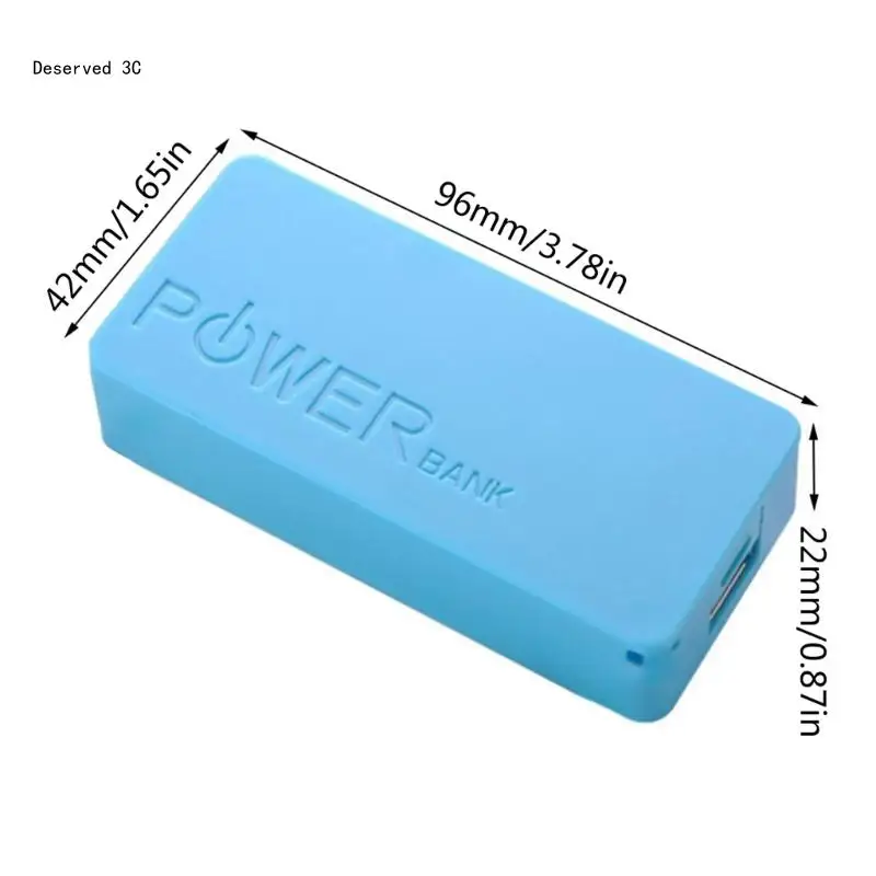 USB Battery for Case 5600mAh 2X 18650 DIY Box For Phone Charg