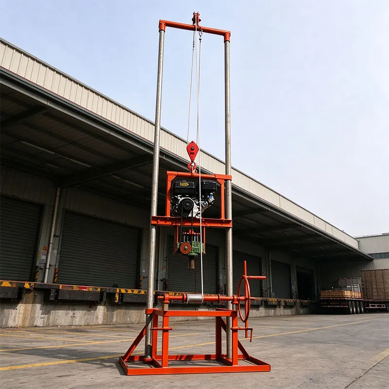 Customized Mini Light Manual Drill 80M Petrol Diesel Dual Portable Hot Sale Compact Well System Water Well Drilling Rig