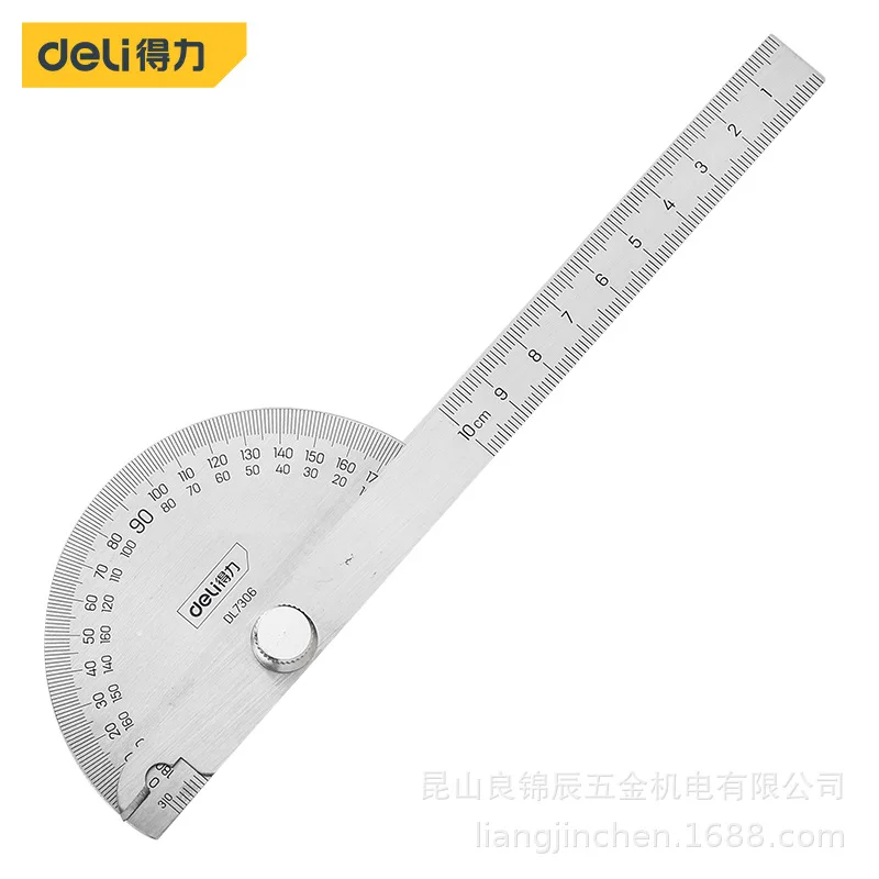 Protractor Stainless Steel Angle Finder Measuring Tool for DL7306 Woodworking Gauge