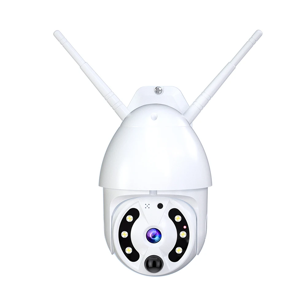 8 واط لوحة طاقة شمسية الطاقة 4 جرام كاميرا متحركة بالطاقة الشمسية 2MP HD اللون للرؤية الليلية داخلي في الهواء الطلق 4 جرام واي فاي IP PTZ كاميرات بشكل قبة CamHipro #4