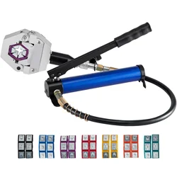 Separated Hydraulic Hose Crimper With Manual hydraulic pump Manually Operated AC Hose Crimper Kit  For Air Conditioning Repair