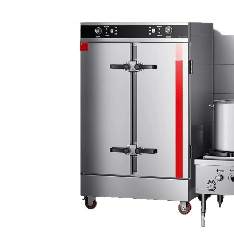 

Commercial, steamer, vertical plate , electric heating, double door single control 24 plate vertical plate