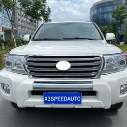 Fit For Toyota Land Cruiser LC200 2008-2011 2012-2015 2016-2021 Front Bumper Guard Protector Molding Cover Trim Plastic