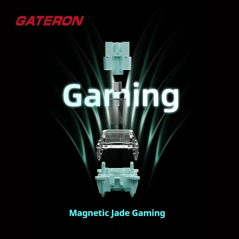 

Магнитный нефритовый игровой переключатель Gateron, механическая клавиатура, Hi-Fi звук, звук маджонга, регулируемый ключ для компьютерного офиса