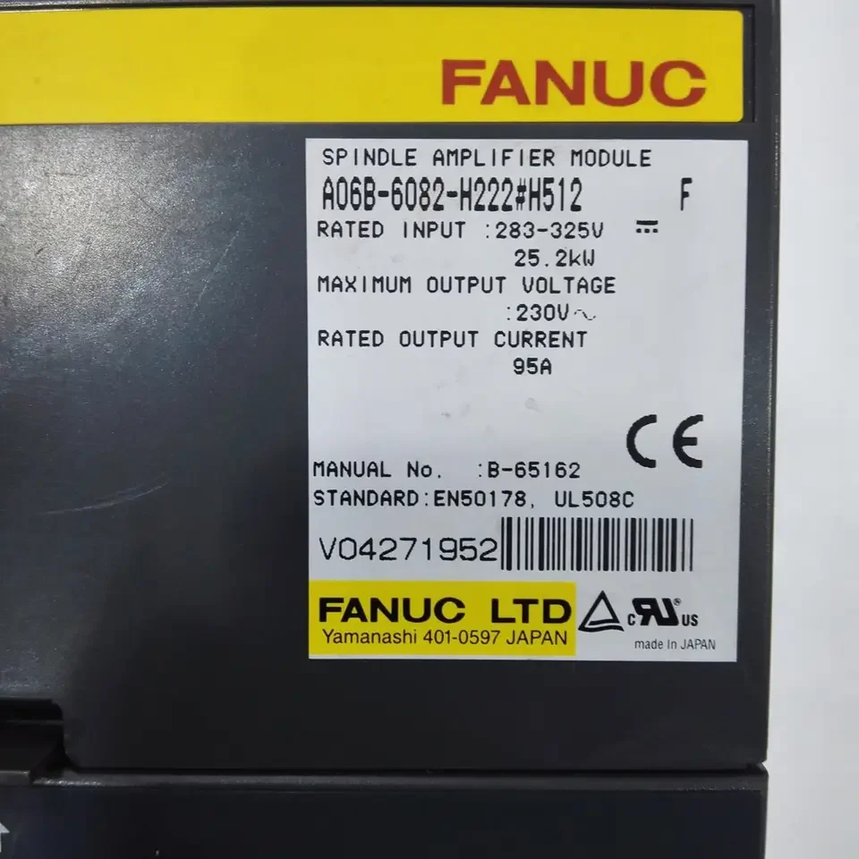 New Fanuc Servo Drive A06B-6082-H222#H512 Automation Control