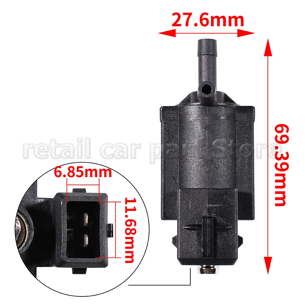 Turbocharger Boost Pressure Solenoid Valve 30670449 for Volvo S60 S40 V50 C30 C70 V60 for Ford Focus Mondeo Kuga 6M5G9K378AA