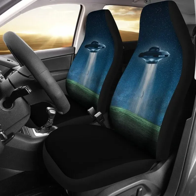 UFO Car Seat Covers (Set Of 2) / 2 Front Car Seat Covers /Spaceship Car