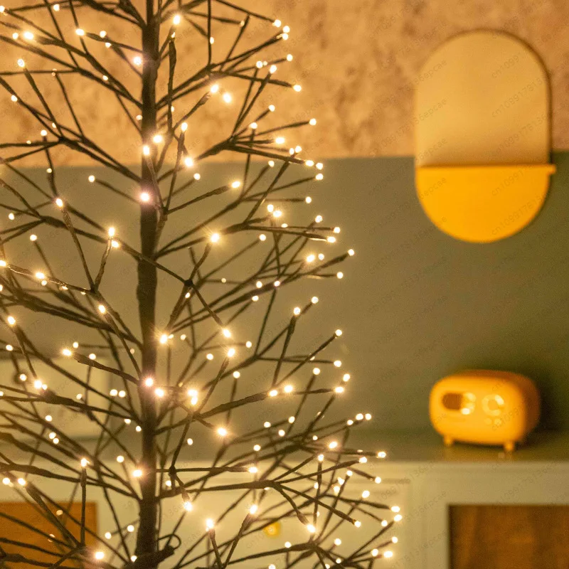 Simulated Christmas tree lamp warm room atmosphere Christmas lamp decoration bedroom holiday
