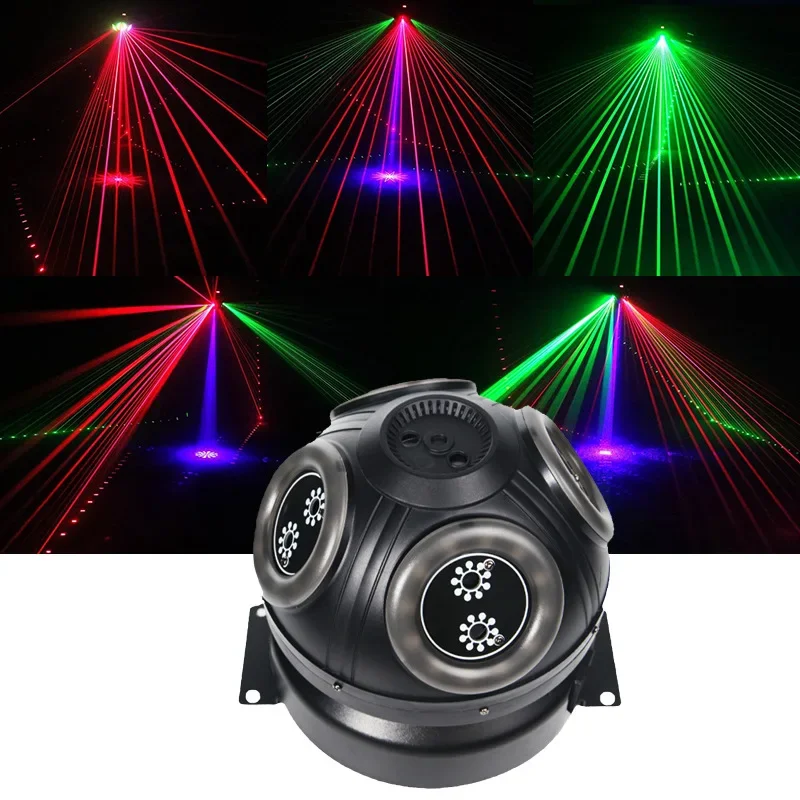 Mushroom laser moving head beam of light, bar KTV private room stage colorful flash rotating light