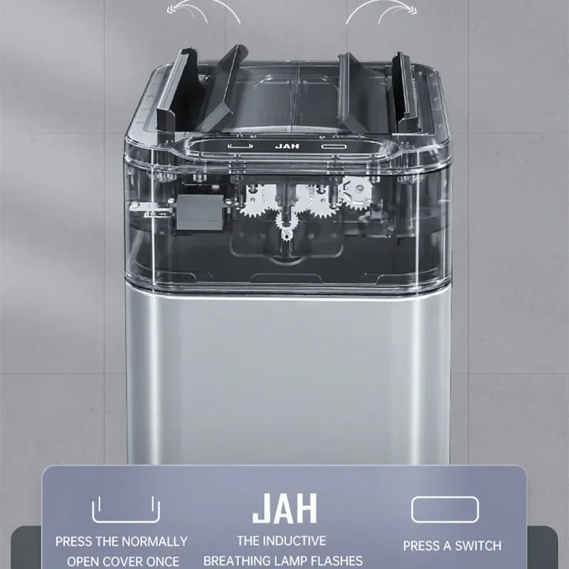 Smart Sensor Trash Can 20 Liters 15L 30L 40L 50L Stainless Steel Automatic Kitchen Large Garbage Bin 60L Electronic Wastebasket images - 6