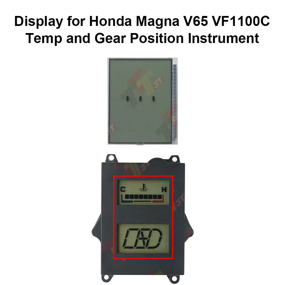 

Temp and Gear Position LCD Display for Honda Magna V65 VF1100C Motorbike Instrument Cluster Pixel Repair