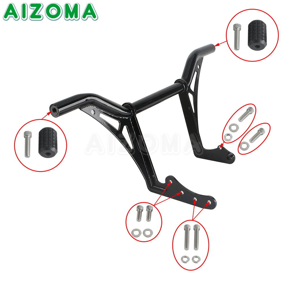 Motorcycle Engine Guard Front Crash Bar For Harley Softail Low Rider S ST FXLRS FXLRST Street Fat Bob FXBBS FXFBS FXST 2018-2025