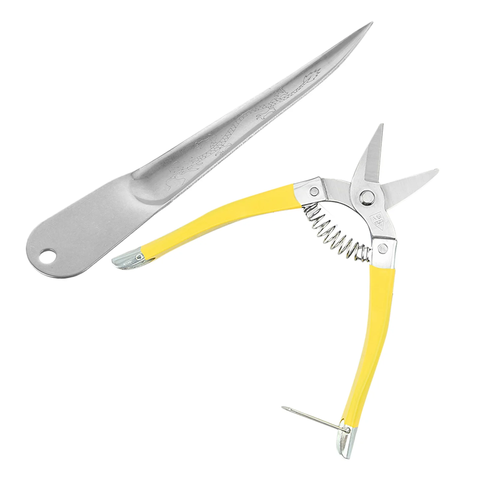 

1 set 1 Set Of Wicker Rattan Webbing Scissor For Basket Weaving Repair Chair Cane Supplies Pry Tool Stainless Steel Tool