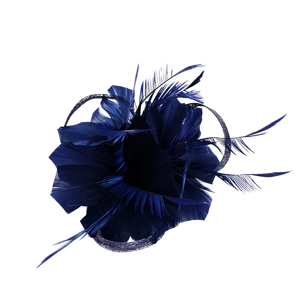 

1Pcs Plume Flax Hair Clip Elegant Side Hairpin for Women Bridal Party Prom Formal Hair Accessories Stylish Barrettes